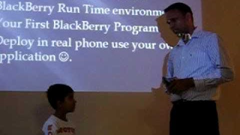 Making of BlackBerry/J2ME application programming video Blog -part1