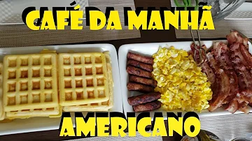 O que os americanos Colocam-nos waffles?