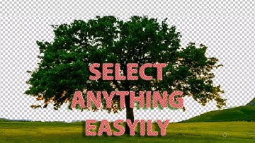 Photoshop Selection Technique - Selection Made Easy - Select Trees