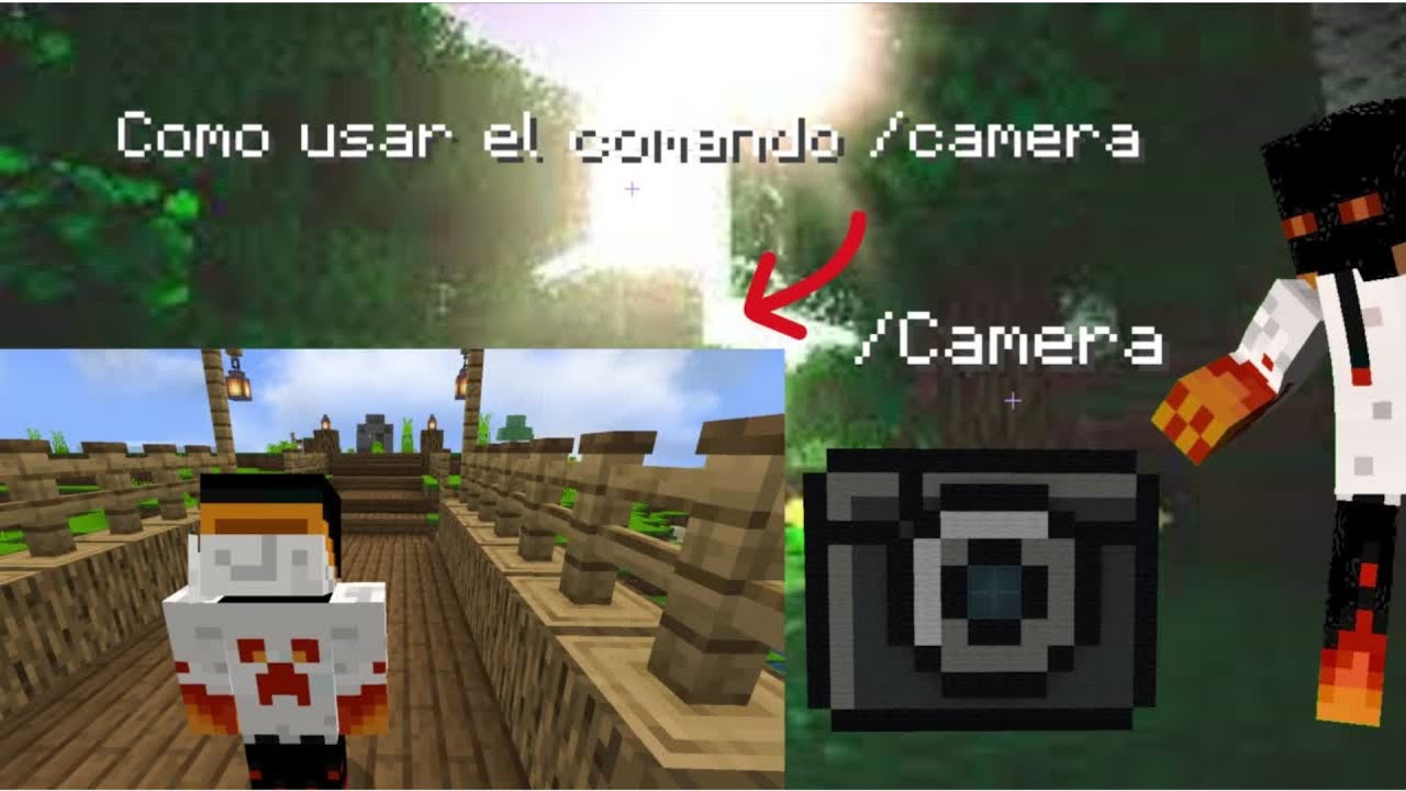 Como usar el comando /camera en Minecraft? - YouTube