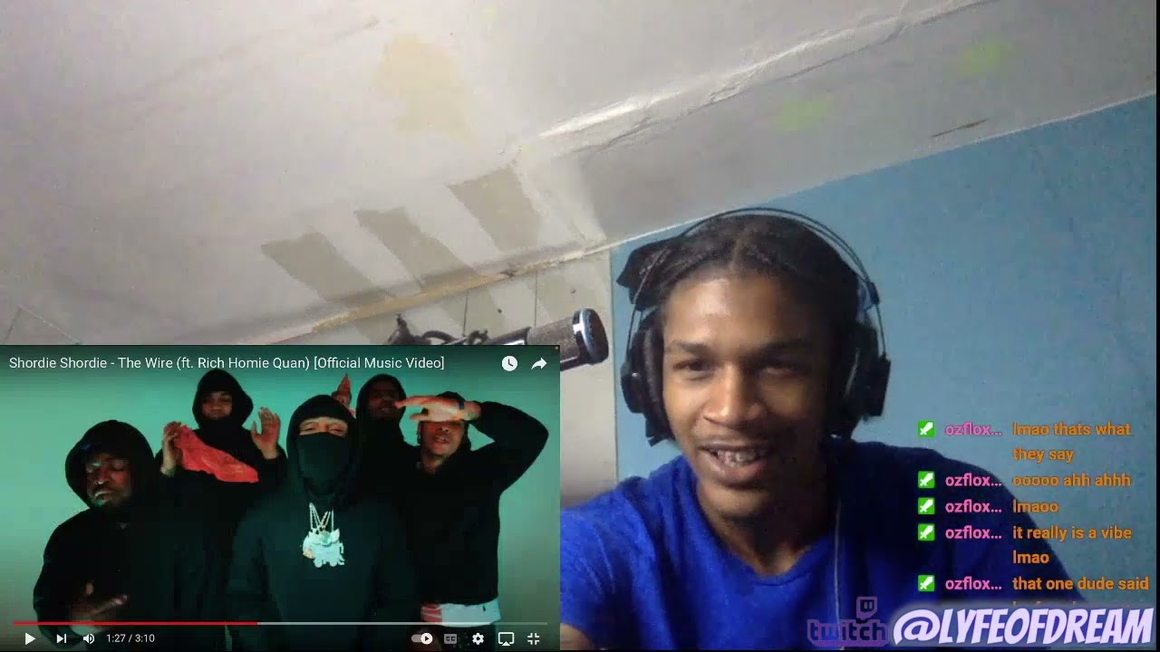 Shordie Shordie The Wire (ft. Rich Homie Quan) (DREAM LIVE REACTION