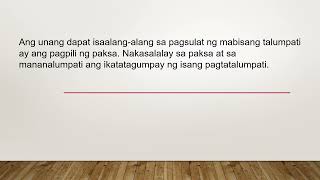 Paraan ng Pagsulat ng Talumpati Paraan ng Pagsulat ng Talumpati