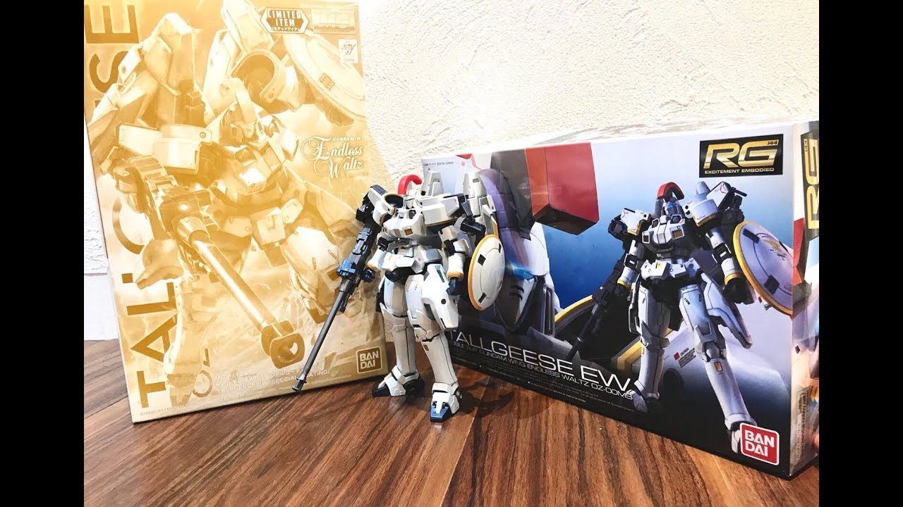 マジ高級感ただようでき！RG1/144 トールギスEWの開封 ガンダムベースで買った限定のMG1/100トールギスEW[スペシャルコーティング