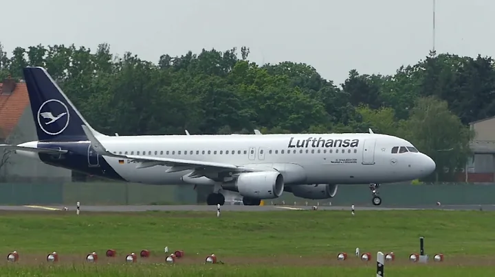 Lufthansa Airbus A320-214(WL) D-AIWE "Neustadt a.d. Weinstraße" Takeoff at Berlin Tegel Airport