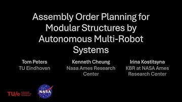Assembly Order Planning for Modular Structures by Autonomous Multi-Robot Systems