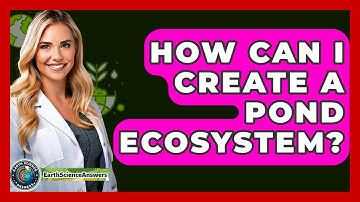 How Can I Create A Pond Ecosystem? - Earth Science Answers