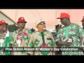 Buhari's Absence Stirs Row At Workers Day Celebration as Nigerians Demand for Missing President 