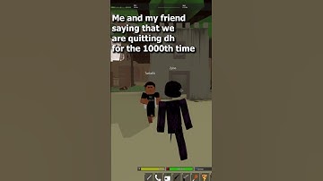 Quitting Da Hood for the 1000th Time  #shorts #roblox #dahood #robloxshorts