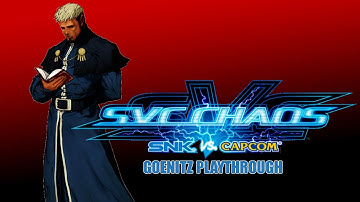 SVC Chaos: SNK vs. Capcom: Goenitz Playthrough & Ending (Xbox)