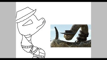 RattleSnake Jake from the movie Rango