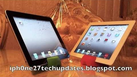 White iOS 5 iPad 2 vs iPad iOS 4.3.5 Safari Browser Speed Test