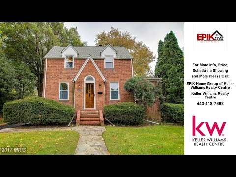 115 FAIRFIELD DRIVE, Catonsville, MD home video tour