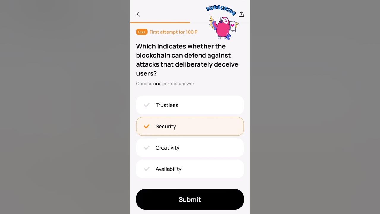 Which indicates whether the blockchain can defend against attacks that