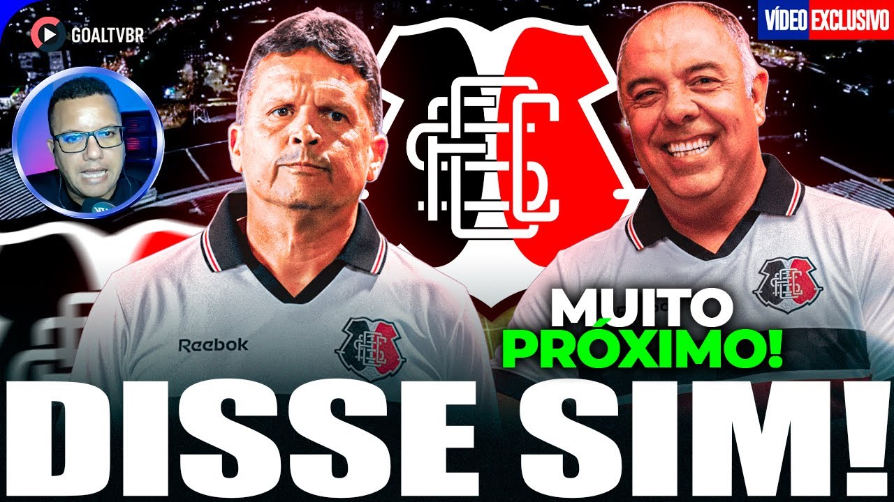 💣 AGORA É OFICIAL! TÉCNICO NOVO! Marcos Braz DIZ SIM para o Santa Cruz! 👀🔥