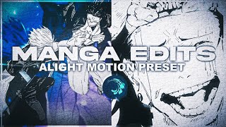 Manga Edit Preset || Alight Motion Xml