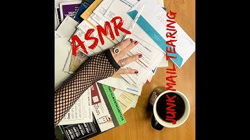 ASMR | Junk Mail Sorting and Tearing | Ripping Noises | No Talking | Soothing Paper Sounds