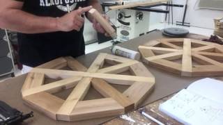 Water wheel construction