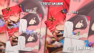 2 PRESET AM ANIME🎟️ || DJ AKU GEMOY🎶& DJ TAYNA - SI AI🎶|| 2 UKURAN 🖇