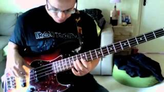 Video thumbnail of "bass cover : cortez the killer - The Dave Matthews Band"