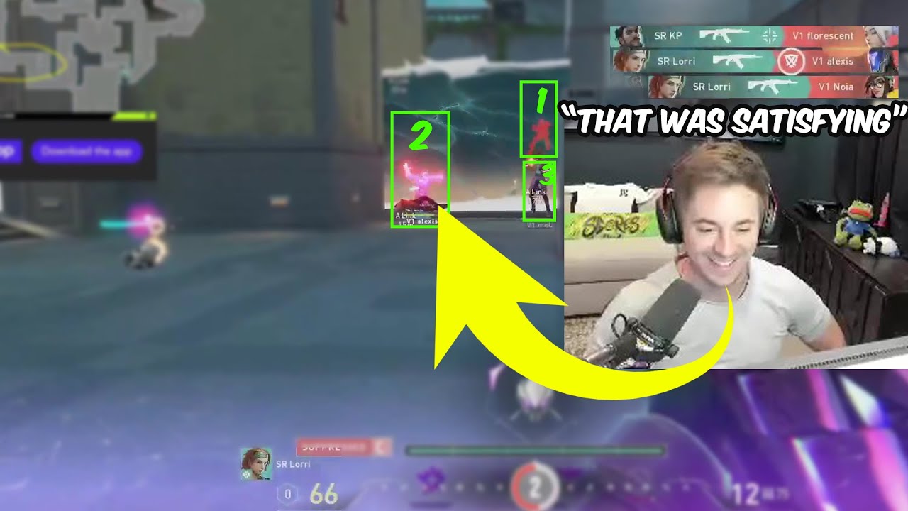 Sgares Reacts To SR Lorri VAC Spray Transfer Against V1 In VCT Game Changers