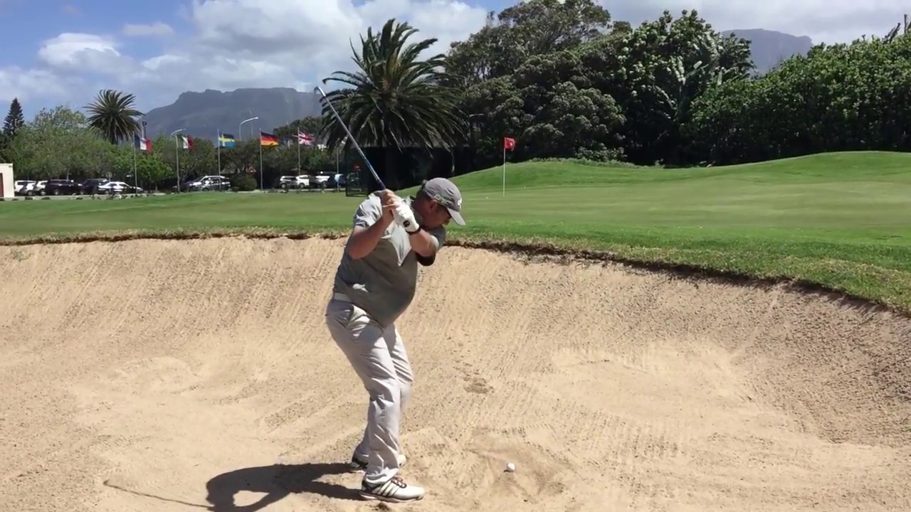 Royal Cape Golf Club Wayne Bradley Lofted Bunker Shot YouTube