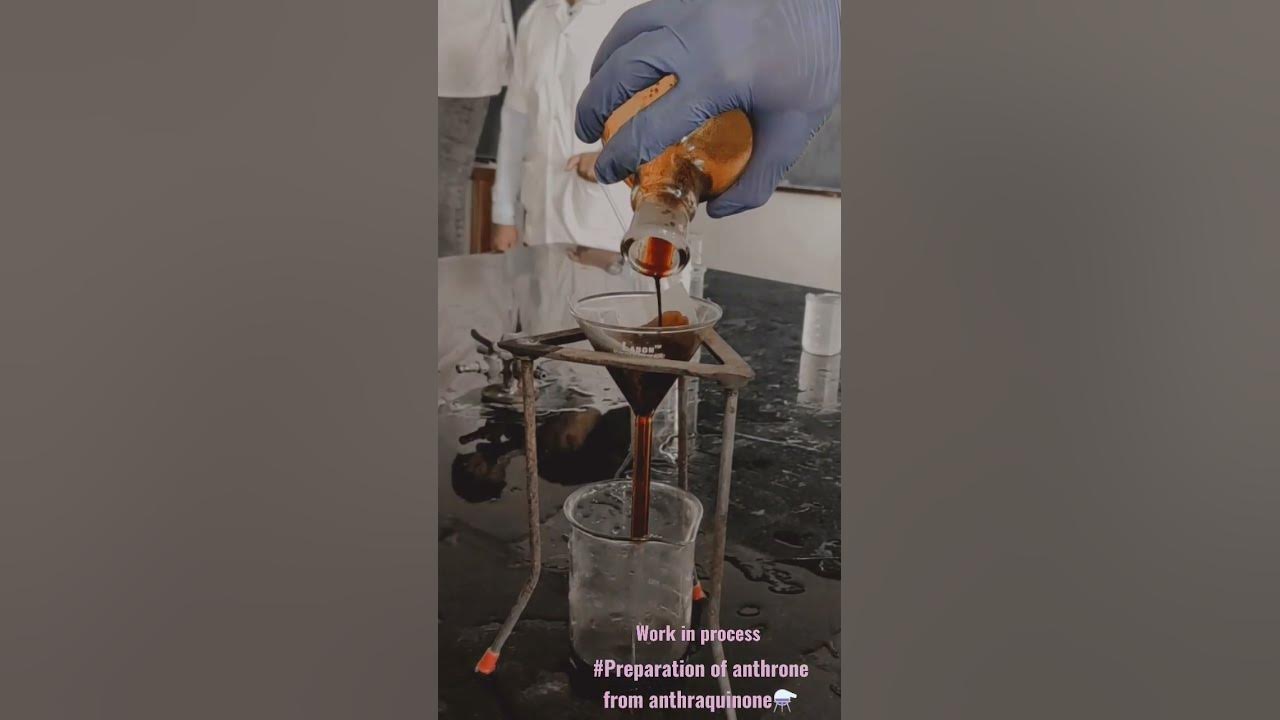 Preparation of anthrone from anthraquinone⚗️ Work in progress#chemistry