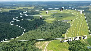Aerial Tour of 505 Ac± in 5 Tracts Online at Tays Realty & Auction, LLC