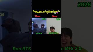 7 Years later… still the same expression 😭 #jin #jimin #btsupdate #new #ytshorts #bts