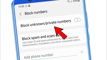 unknown call auto block kaise kare | block all unknown call ! samsung