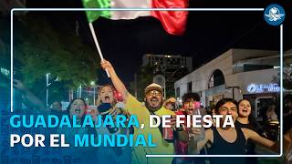 Fiesta en Guadalajara en la previa del México vs Corea del Sur