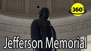 360° Video | We walk around the Jefferson Memorial | Washington DC