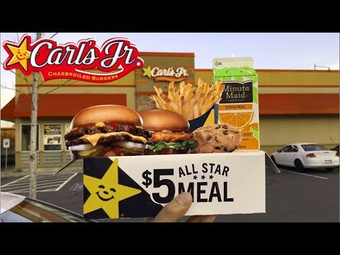 5 all star meal carl's jr