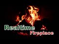 Realtime Fireplace - Relaxing Fire Burning Video