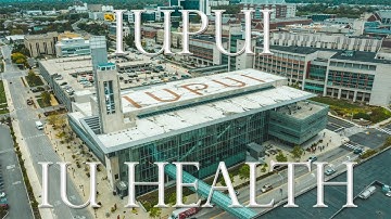 IUPUI & IU Health Indianapolis Aerial View | 4K