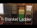 Blanket Ladder - fun woodworking project Blanket Ladder - fun woodworking project
