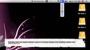 Episode 9: How to quickly see the input/out put audio device in Snow Leopard