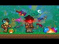 Terraria but i can only use flamethrowers
