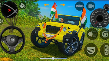 Modified Mahindra Thar Car Games: Indian Cars (Gadi Wala Game) - Car Game Android Gameplay 2025