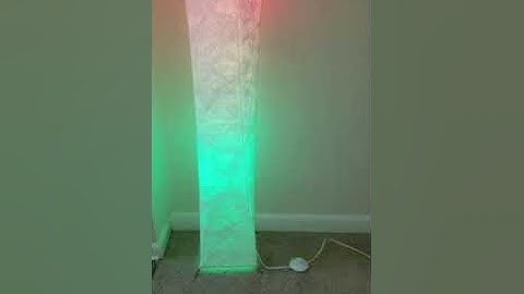 LEONC Design 65 inch Soft Light LED Floor Lamp,RGB Color Changing Fabric Shade Modern Floor Lamp