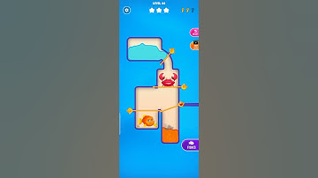 save the fish level 44 mobile game/ fishdom, (android iOS) #shorts