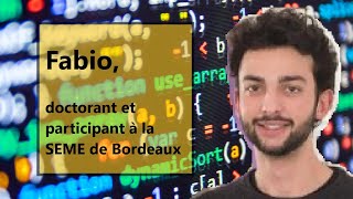 Fabio Doctorant Et Participant À La Seme De Bordeaux 2020