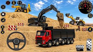 New Large City Road Construction - JCB Road Construction Simulator 3D - Android Gameplay screenshot 5