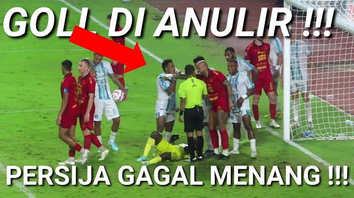 GOLL DI ANULIR !! PERSIJA GAGAL MENANG DI KANDANG !! PERSIJA VS PSBS BIAK