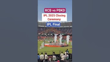 IPL 2025 Closing Ceremony Narendra Modi Stadium Ahemdabad : RCB vs PBKS