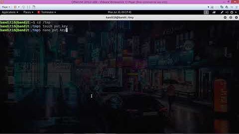 OverTheWire Bandit Level 16 Solution. Level 16-17 Walkthrough.