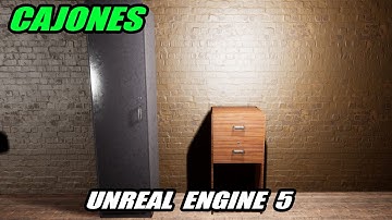 COMO Crear Juego de TERROR (CAJONES) con (HORROR ENGINE) EN UNREAL ENGINE 5 /UE5
