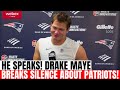 DRAKE MAYE OPENS UP IN PRESS CONFERENCE ON PATRIOTS FUTURE! | Patriots News