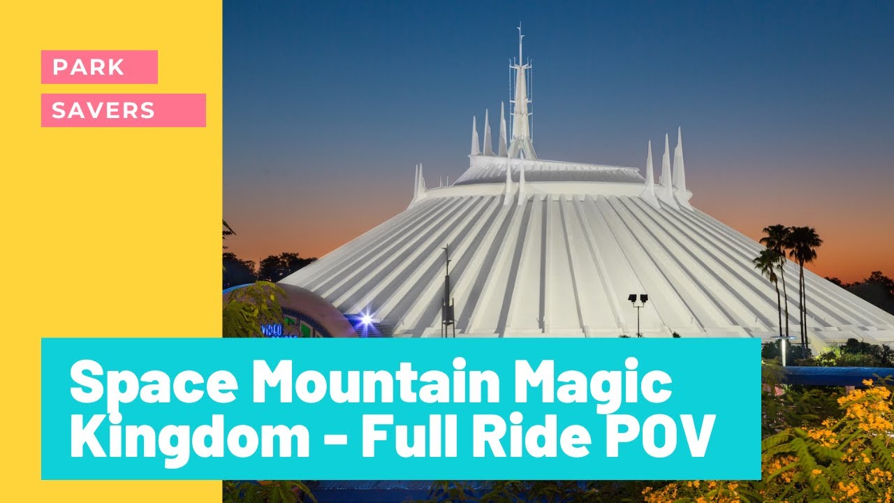 Space Mountain Ride - Magic Kingdom Full POV
