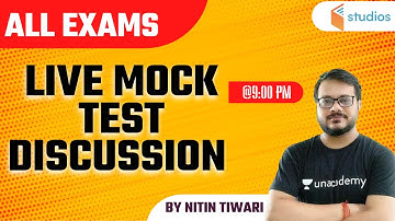 live Mock Test Discussion | Maths | Nitin Tiwari