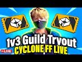 1v3 guild tryout  free fire bangladesh server top 100 guild